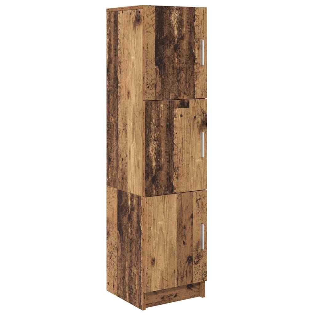 Bureau avec rangement 2 pcs Bois Ancien 102 x 50 x 124 cm