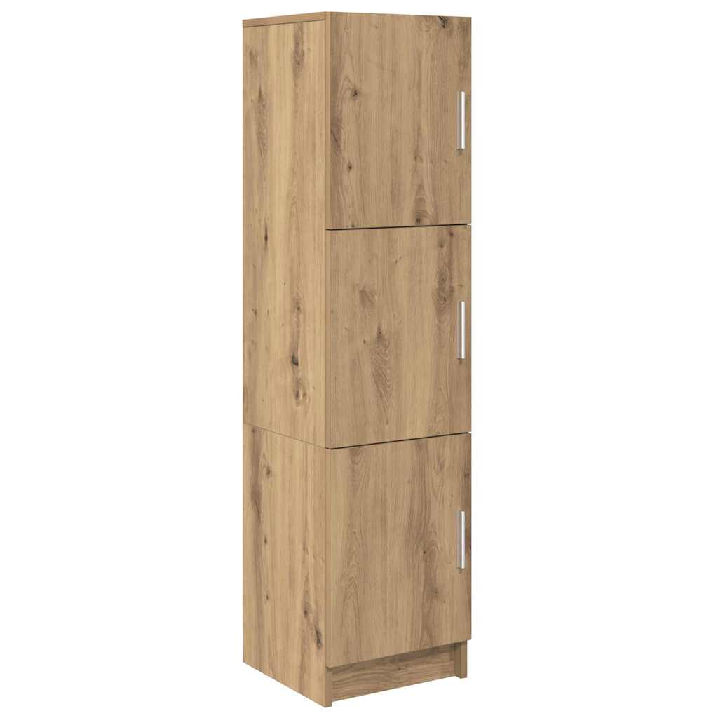 Bureau avec rangement 2 pcs chêne artisanal 102 x 50 x 124 cm
