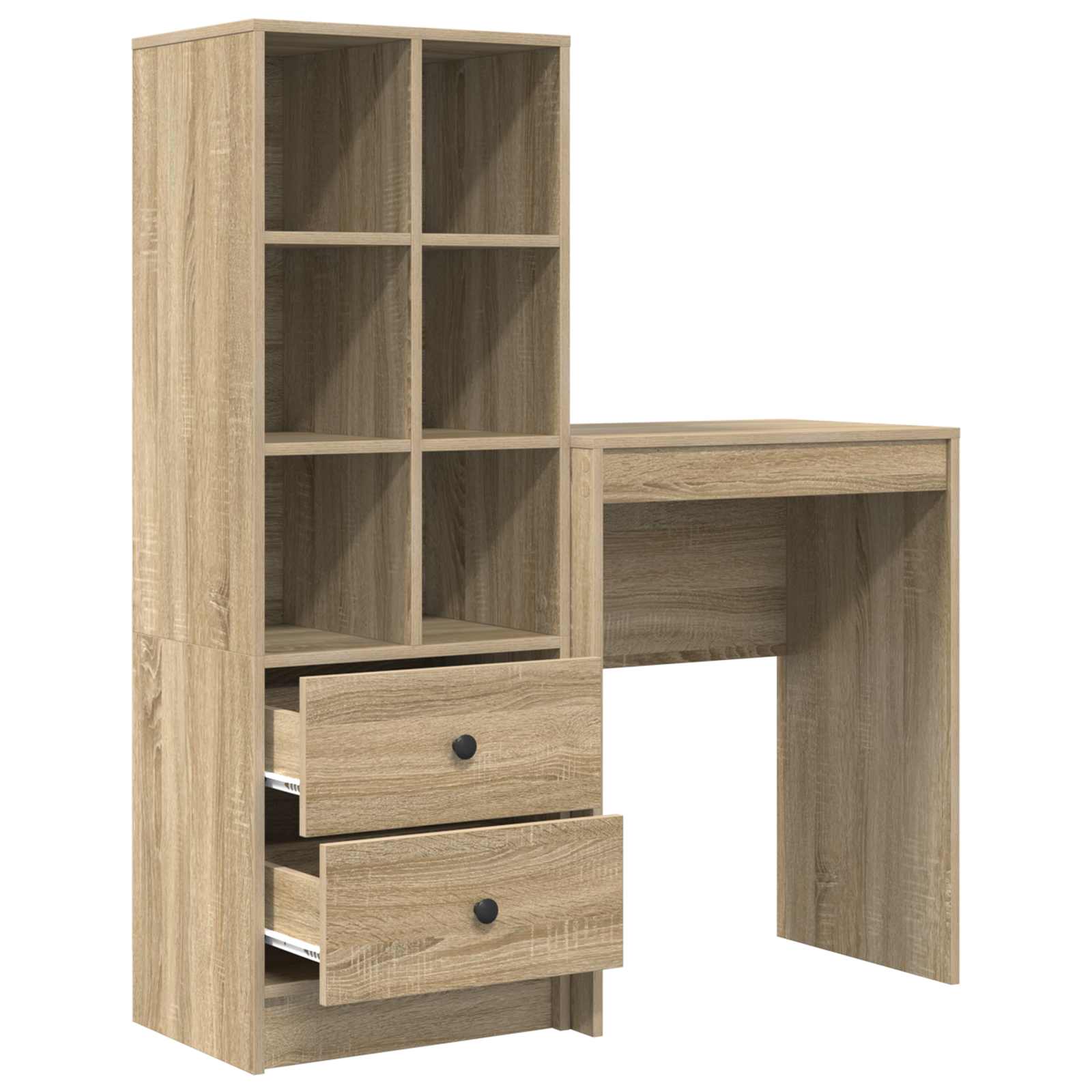 Bureau Chêne Sonoma 105,5 x 34 x 127 cm 2 pc