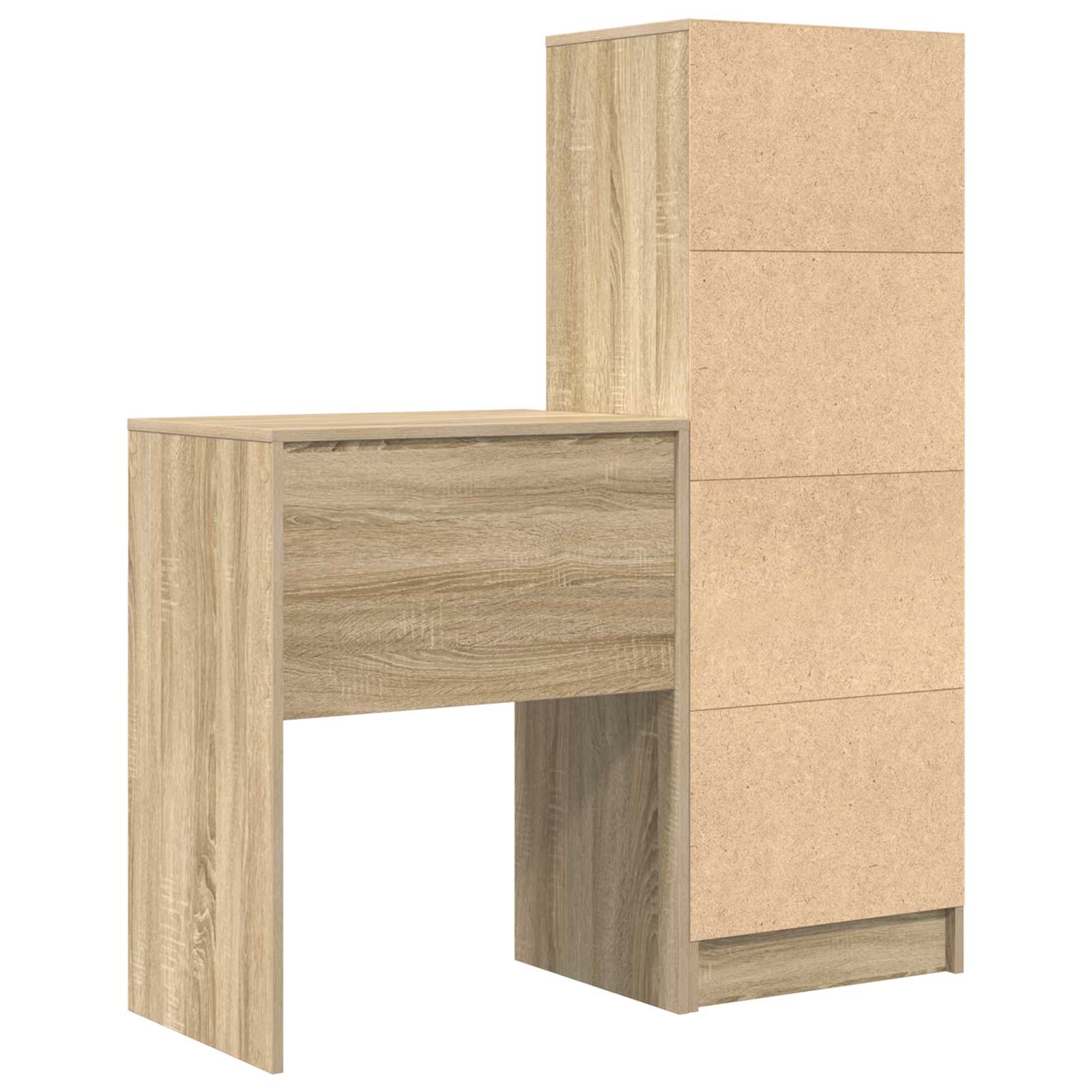 Bureau Chêne Sonoma 105,5 x 34 x 127 cm 2 pc
