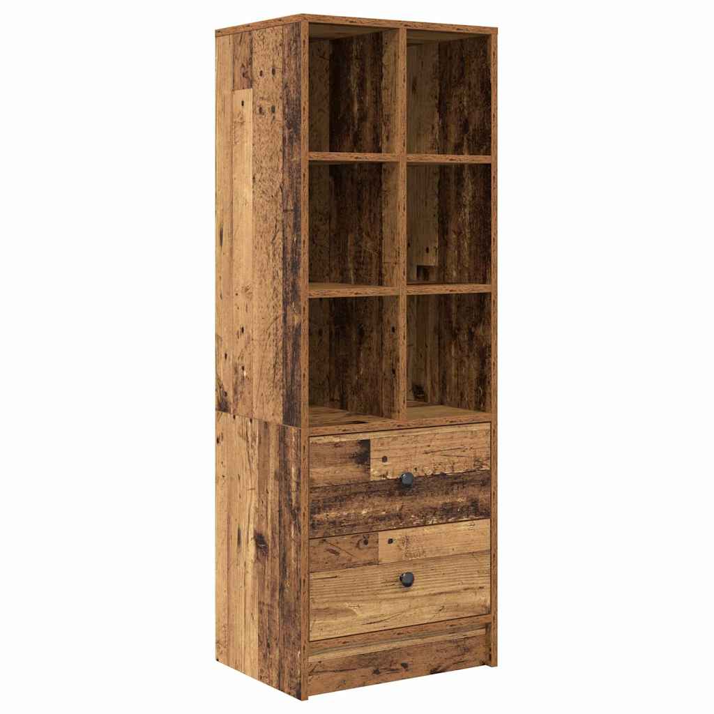 Bureau avec rangement 2 pcs Bois Ancien 45,5 x 34 x 127 cm - XIOS