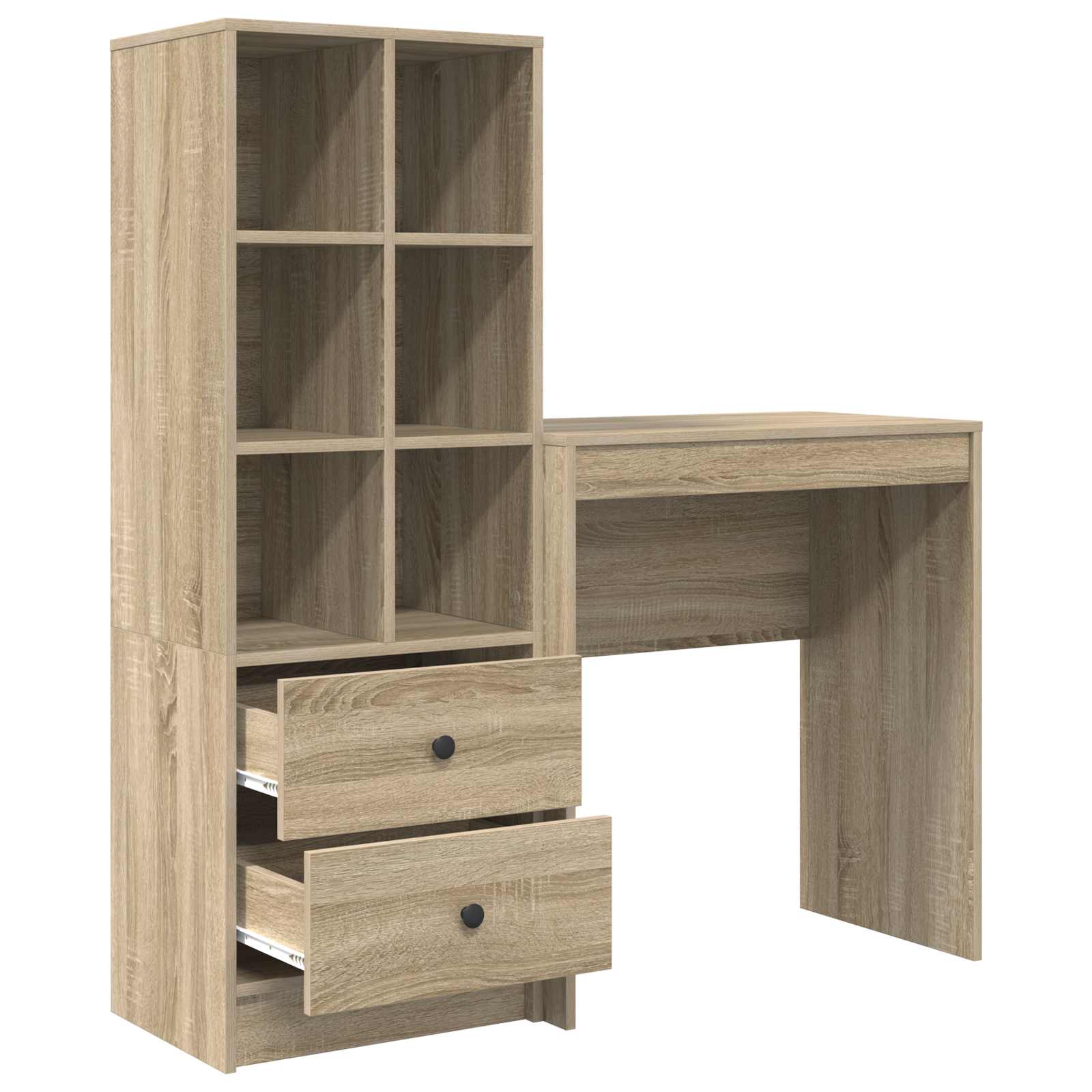 Bureau Chêne Sonoma 115,5 x 40 x 127 cm 2 pc
