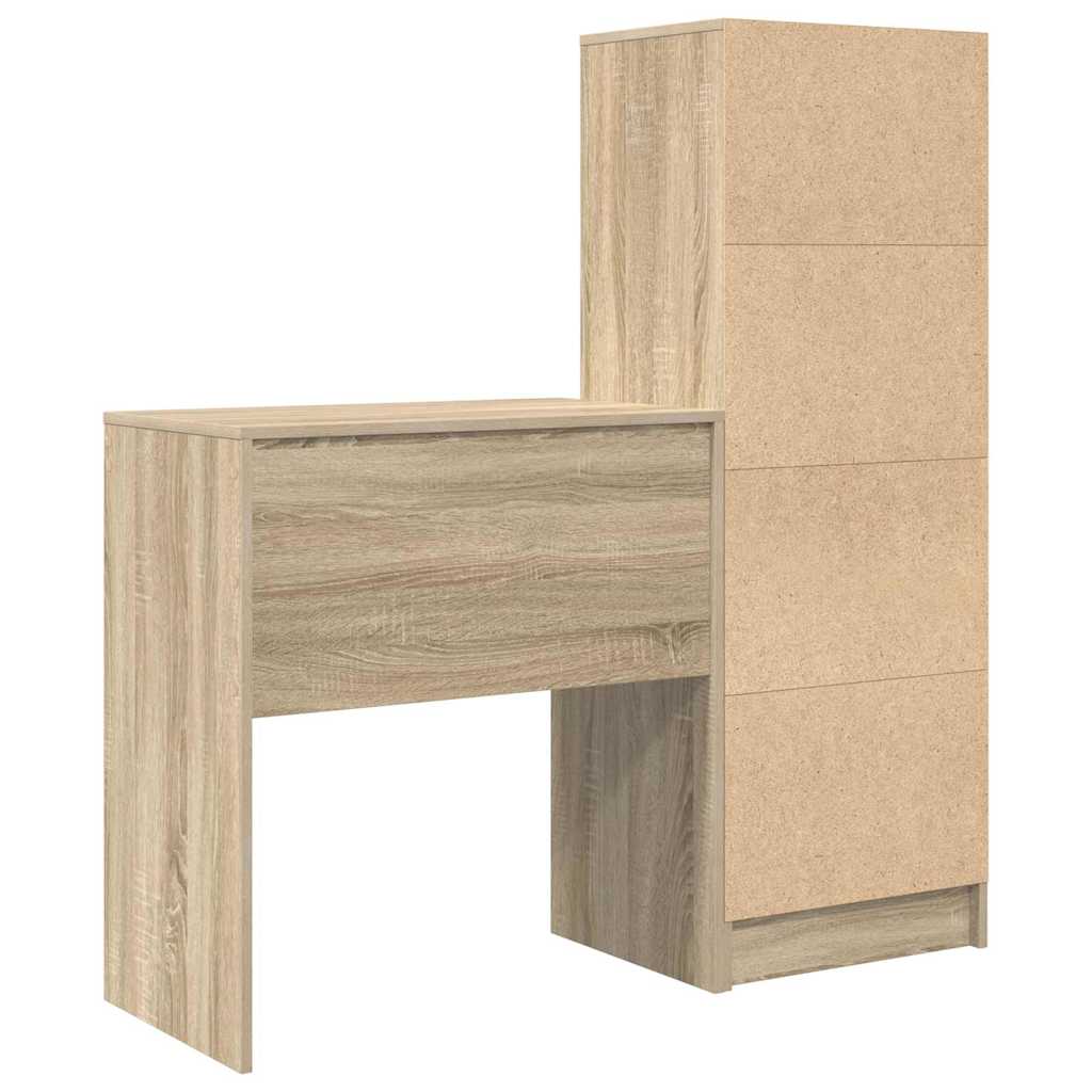 Bureau avec rangement 2 pcs Chêne Sonoma 70 x 40 x 76 cm - XIOS