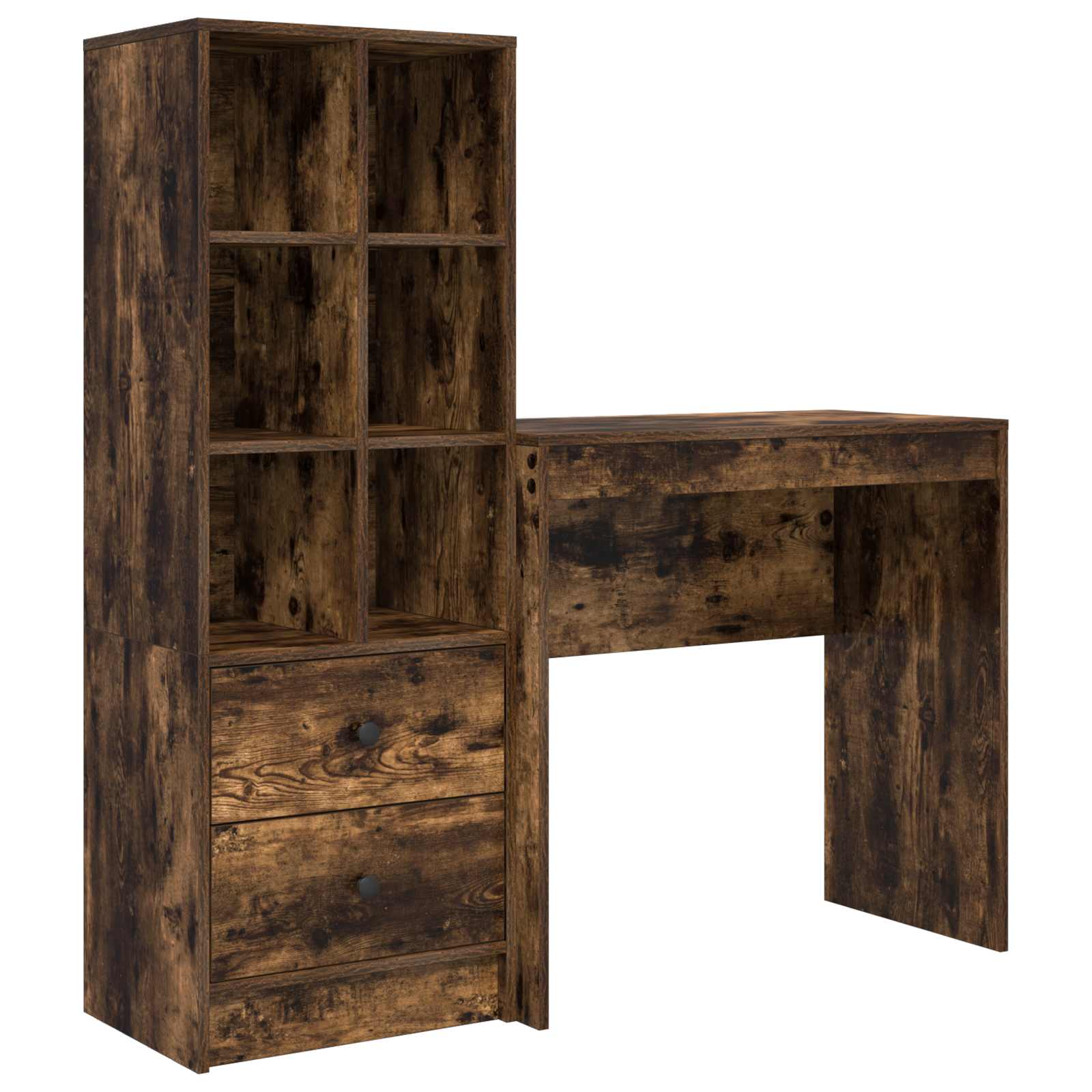 Bureau Chêne fumé 125,5 x 40 x 127 cm 2 pc - XIOS
