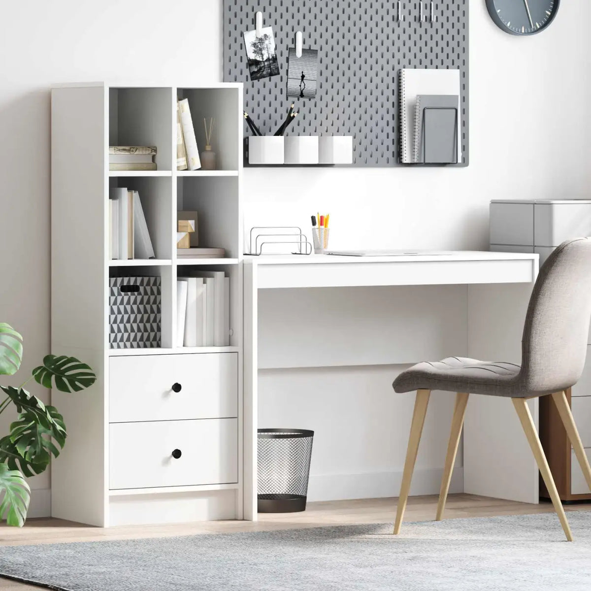 Bureau Blanc 145,5 x 40 x 127 cm 2 pc - XIOS