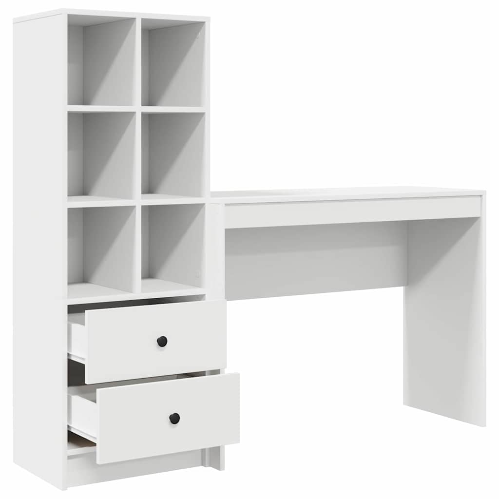 Bureau avec tiroir 2 pcs Blanc - XIOS