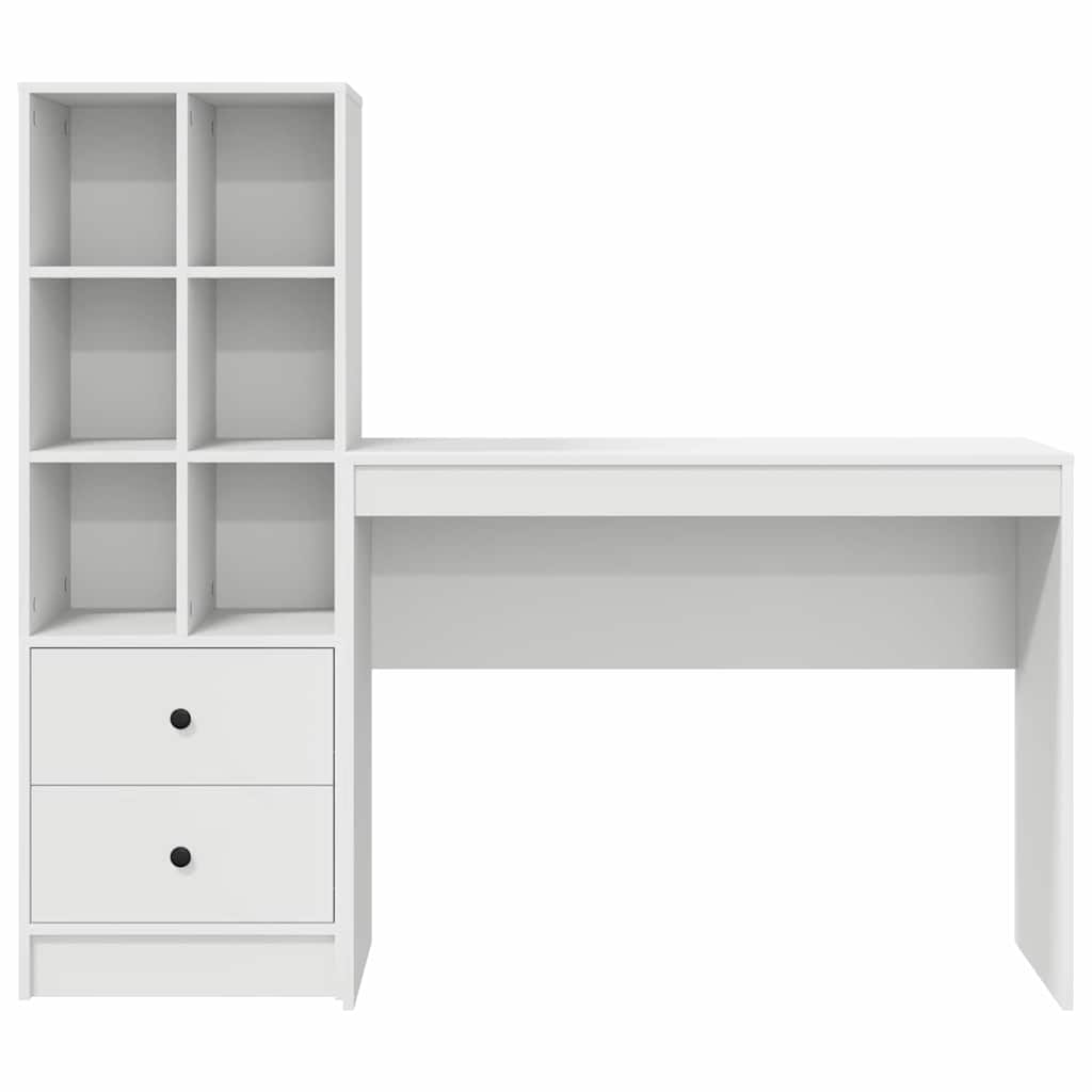 Bureau avec tiroir 2 pcs Blanc - XIOS