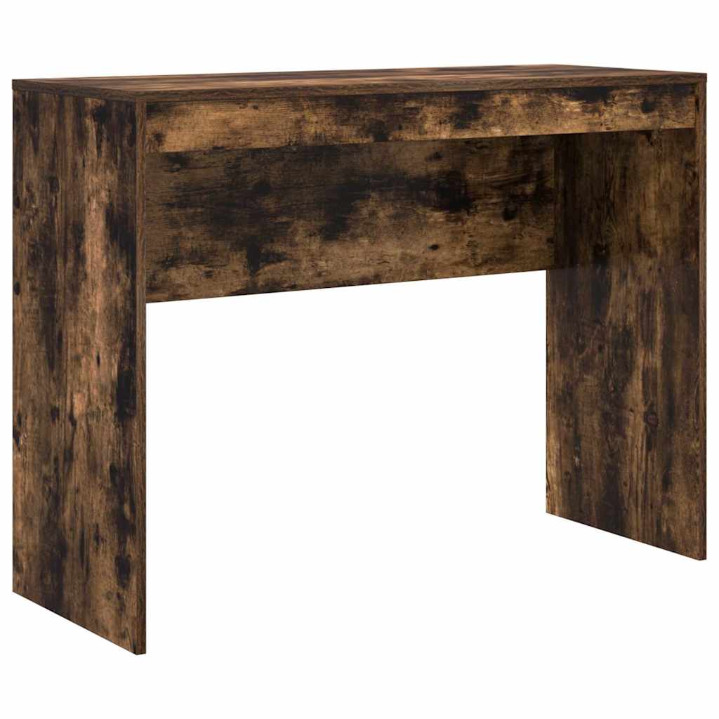Bureau avec rangement 2 pcs Chêne fumé 100 x 40 x 76 cm - XIOS