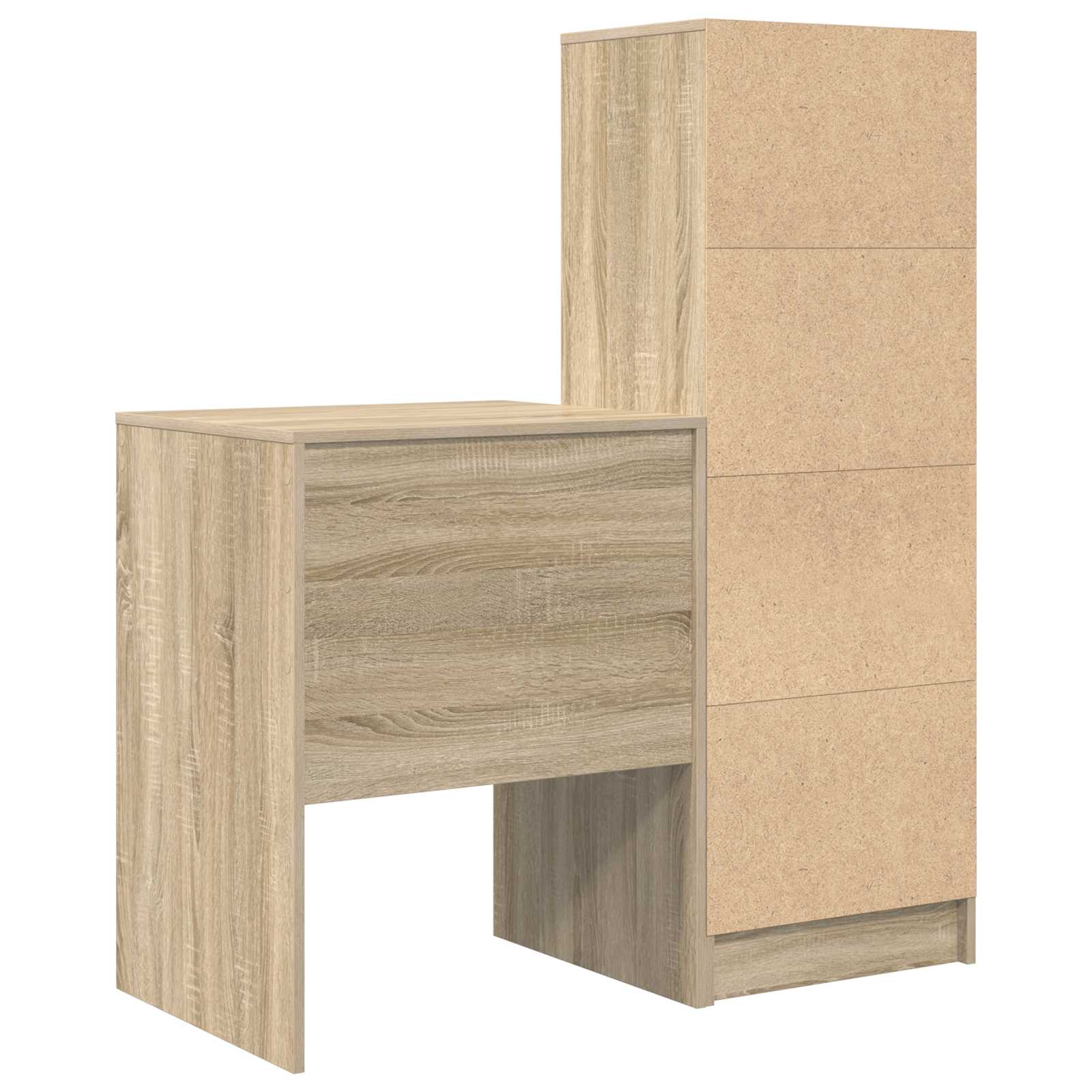 Bureau Chêne Sonoma 105,5 x 50 x 127 cm 2 pc