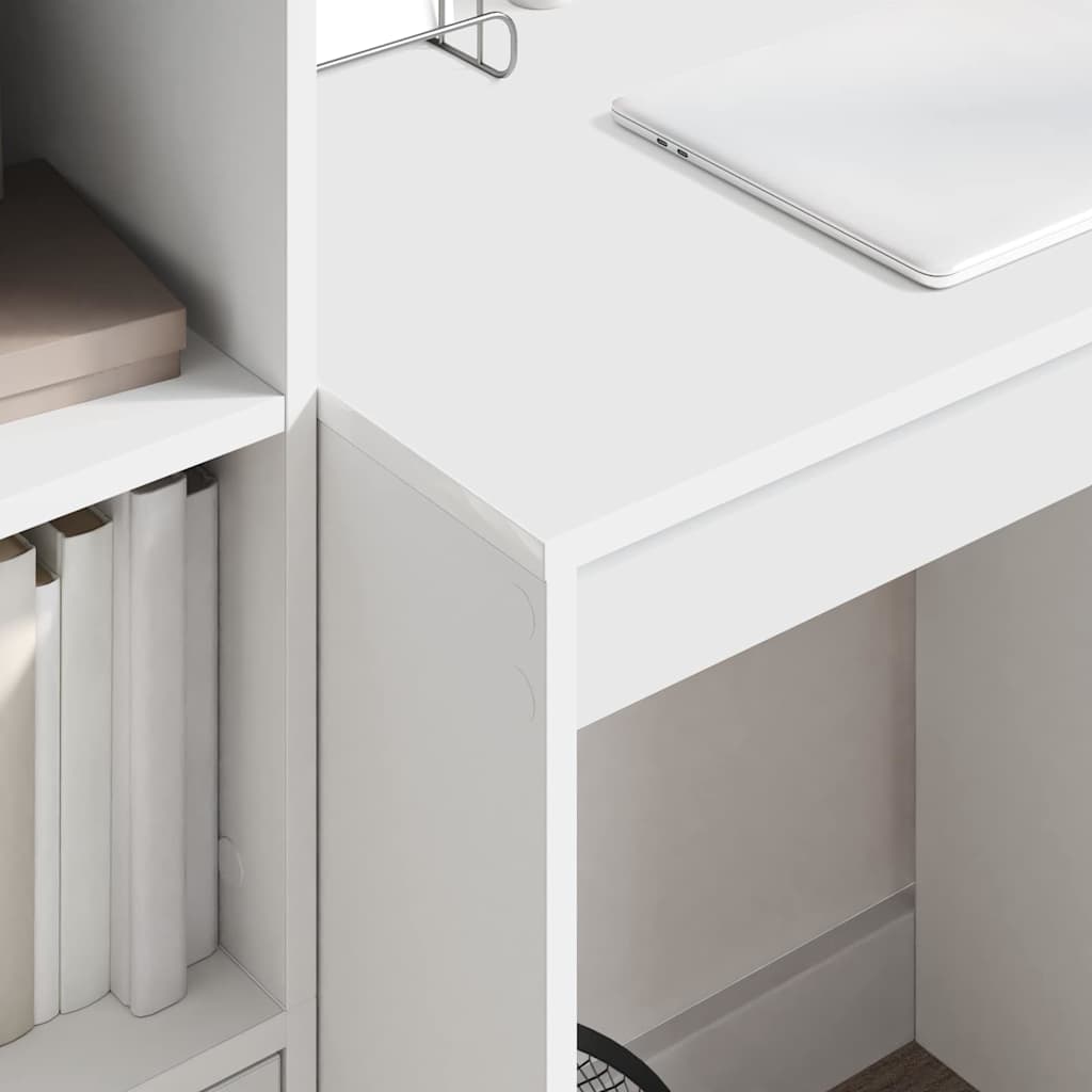 Bureau avec rangement avec tiroir 2 pcs Blanc 70 x 50 x 76 cm - XIOS