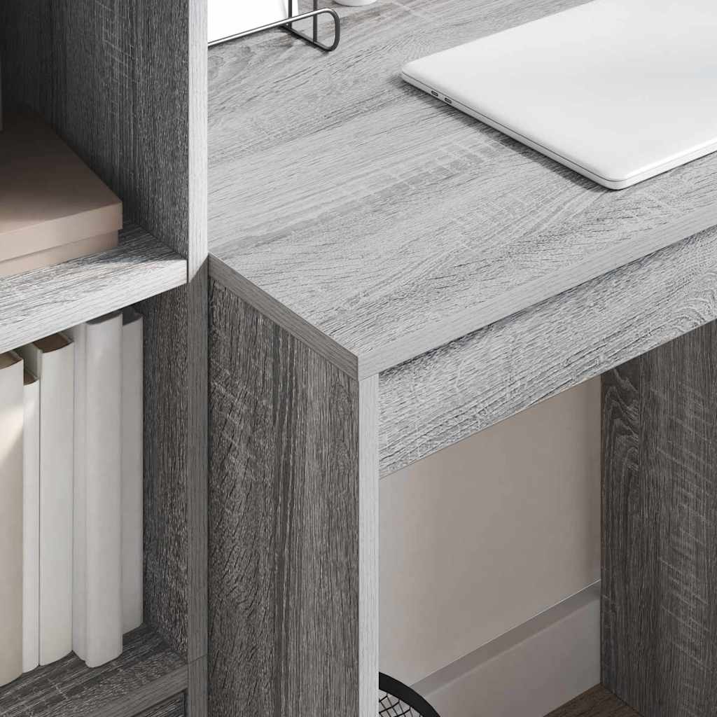 Bureau avec rangement 2 pcs Sonoma gris 70 x 50 x 76 cm - XIOS