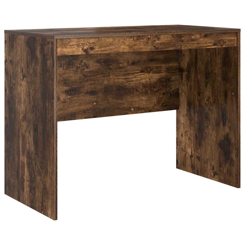 Bureau avec rangement 2 pcs Chêne fumé 100 x 50 x 76 cm - XIOS