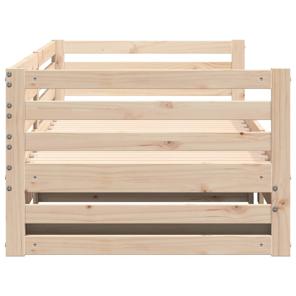 Lit de jour avec lit gigogne sans matelas 80x200 cm - XIOS