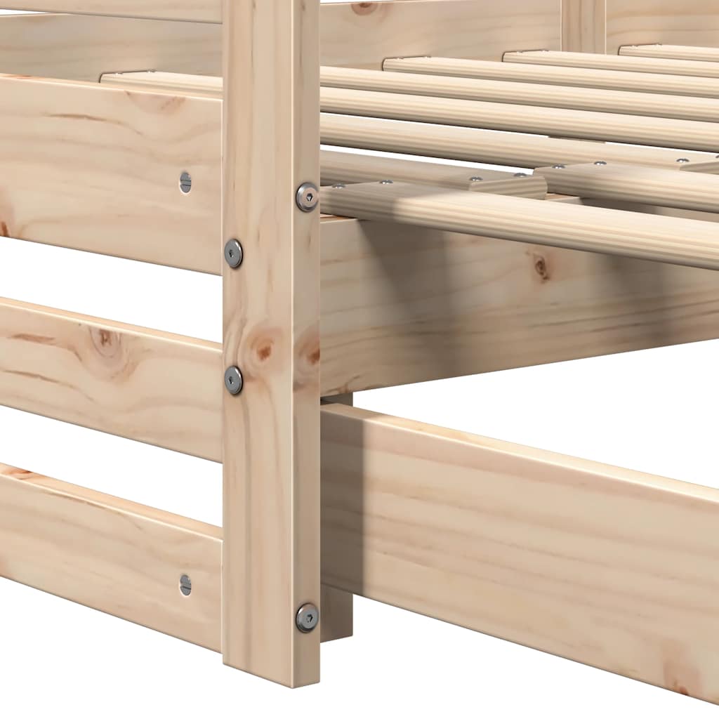 Lit de jour avec lit gigogne sans matelas 80x200 cm - XIOS