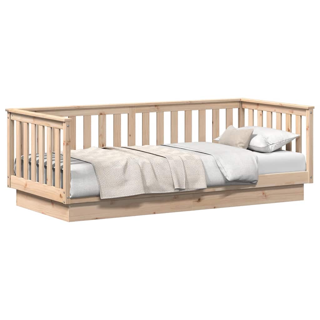 Lit de jour sans matelas 90x200 cm en pin massif - XIOS