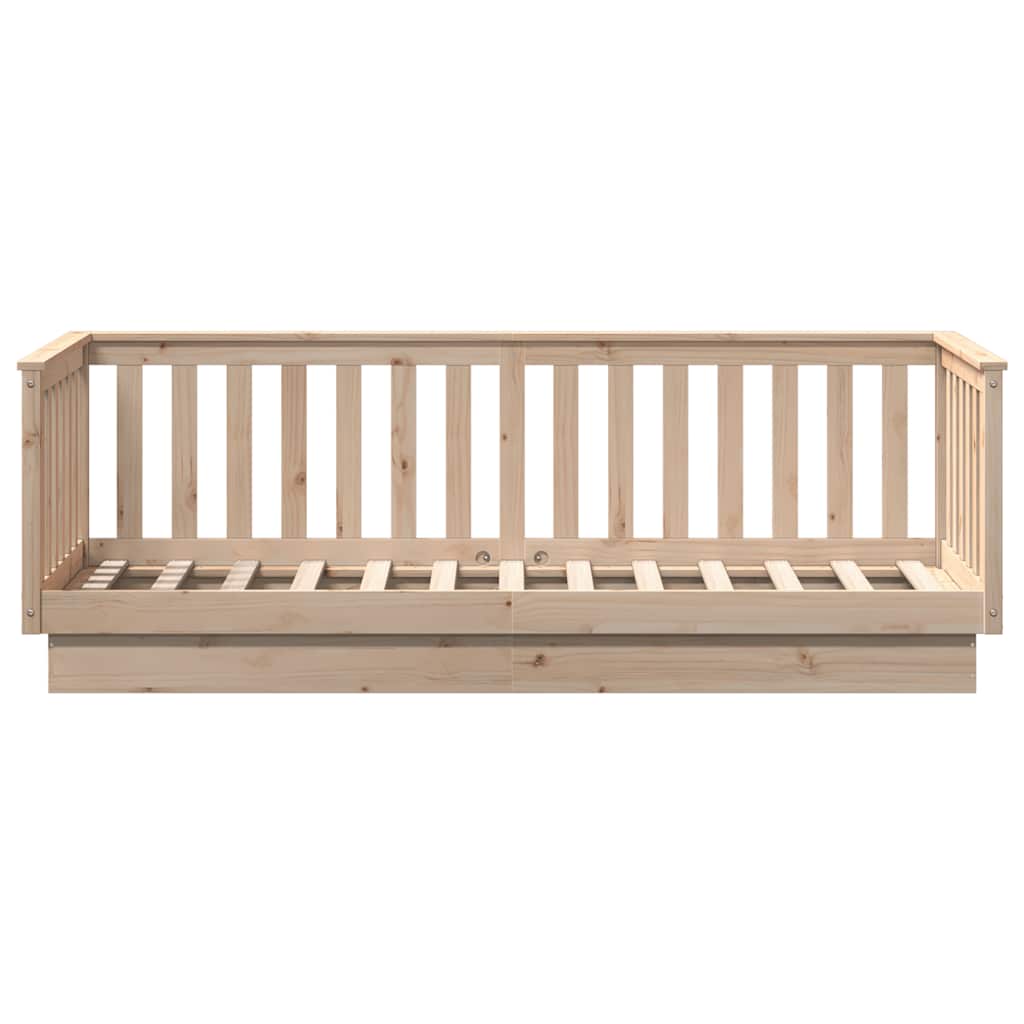 Lit de jour sans matelas 90x200 cm en pin massif - XIOS