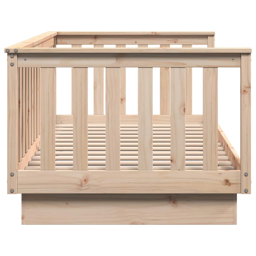 Lit de jour sans matelas 90x200 cm en pin massif - XIOS
