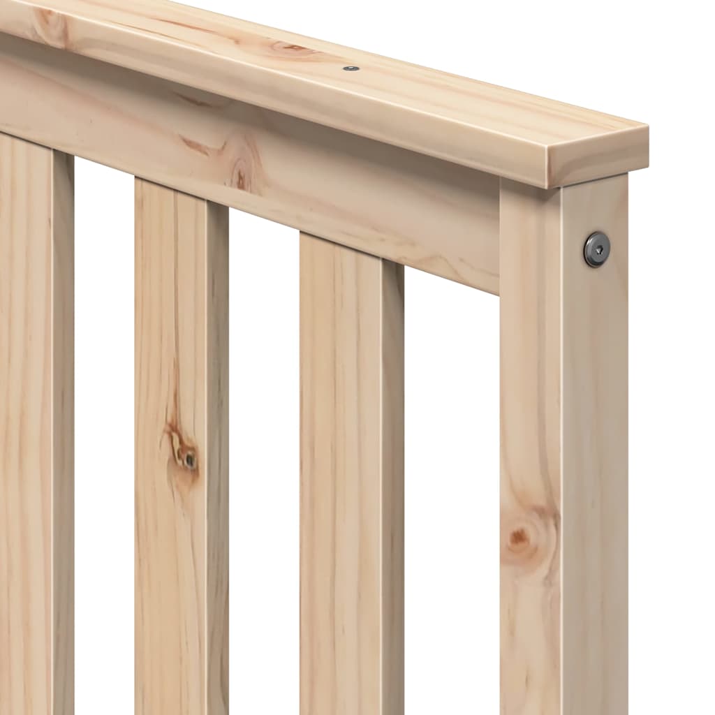 Lit de jour sans matelas 90x200 cm en pin massif - XIOS