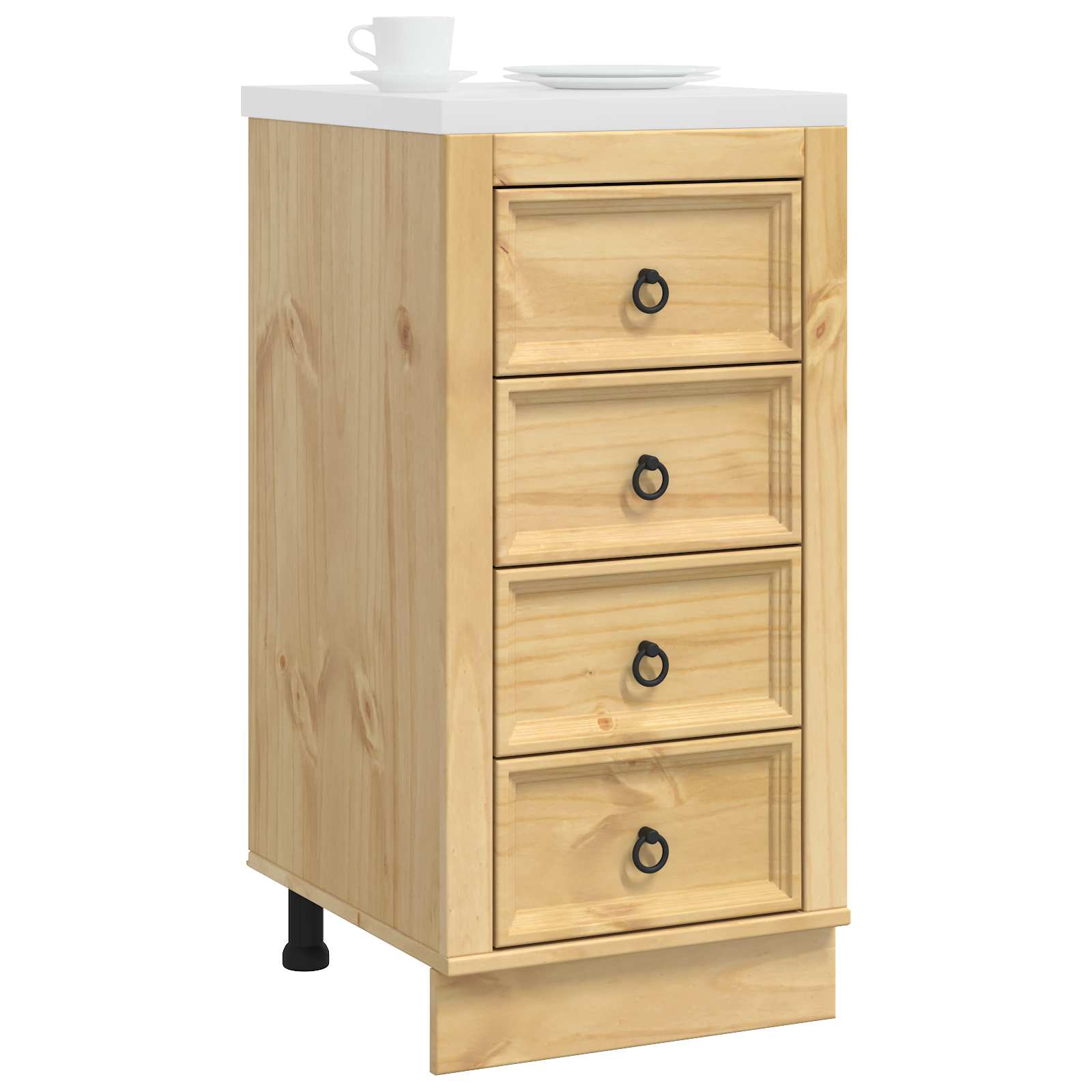Armoire SKI Brun Miel 40 x 46 x 81 cm Pin massif - XIOS