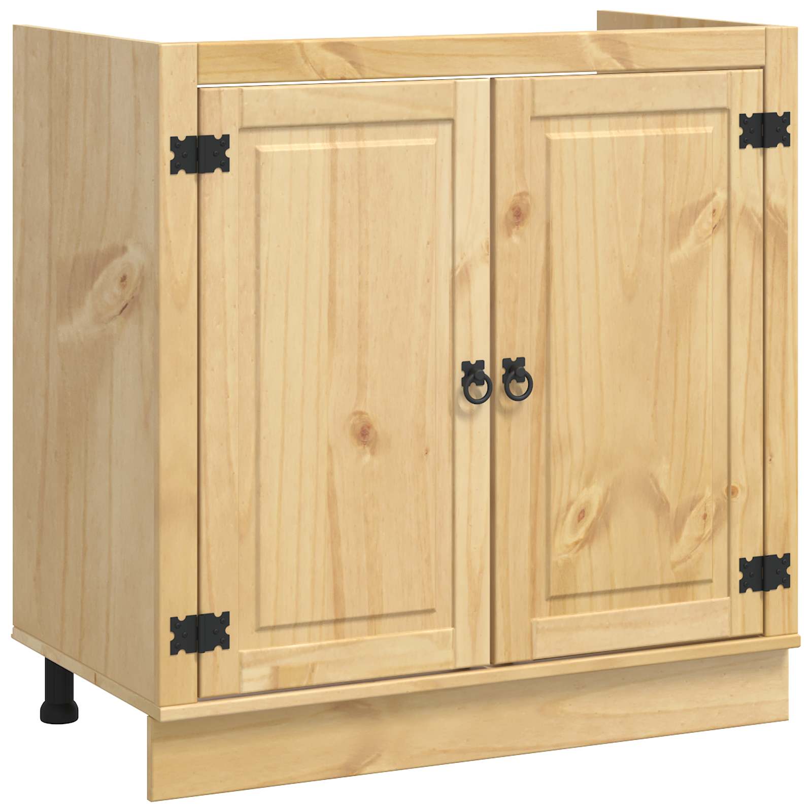 Armoire SKI Brun Miel 80 x 46 x 81 cm Pin massif - XIOS