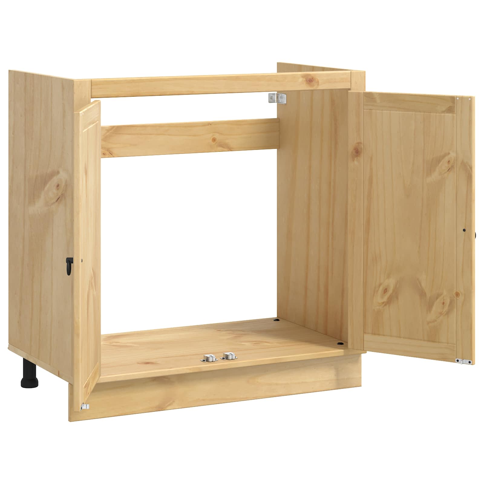 Armoire SKI Brun Miel 80 x 46 x 81 cm Pin massif - XIOS