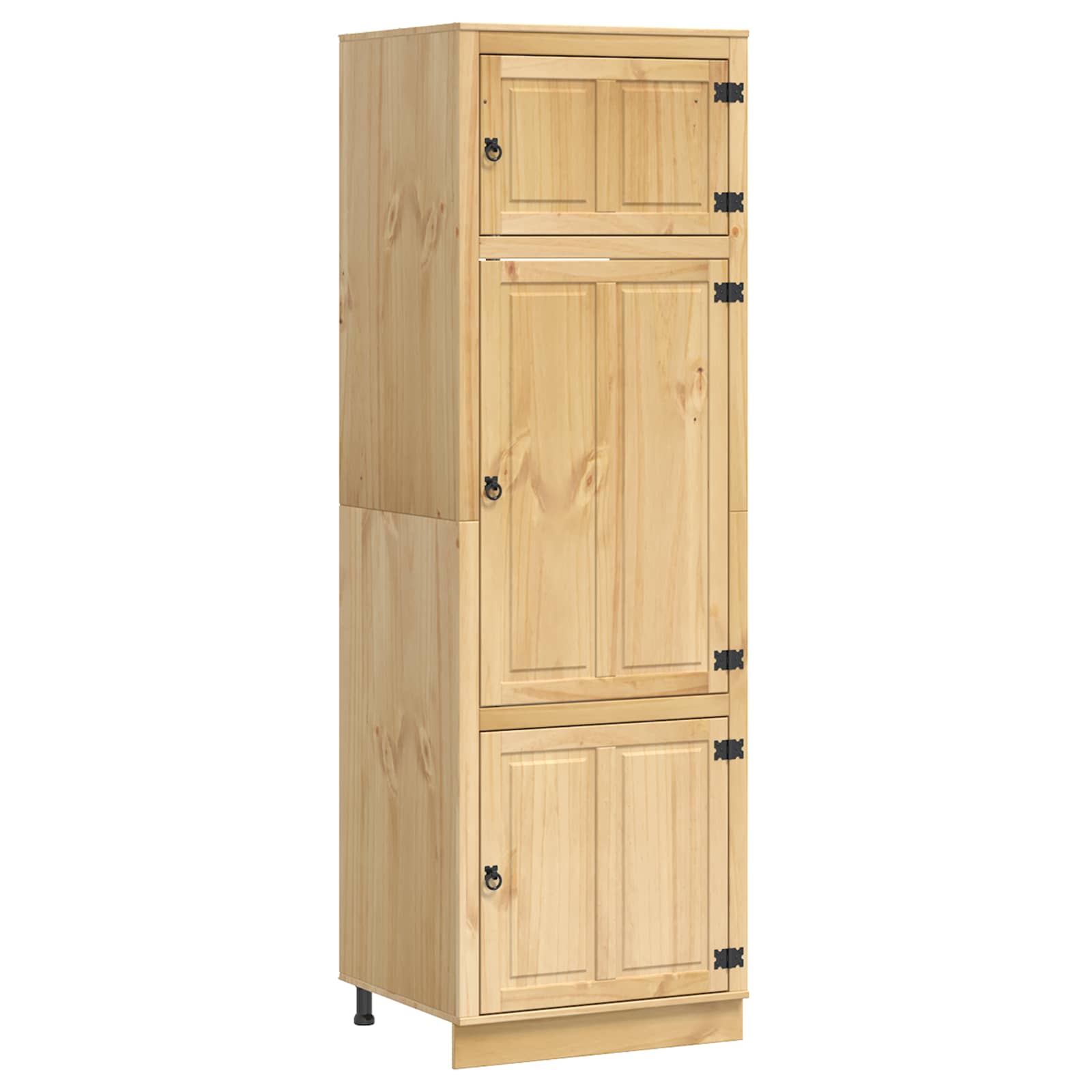 Armoire SKI Brun Miel 66 x 58 x 207 cm Pin massif - XIOS