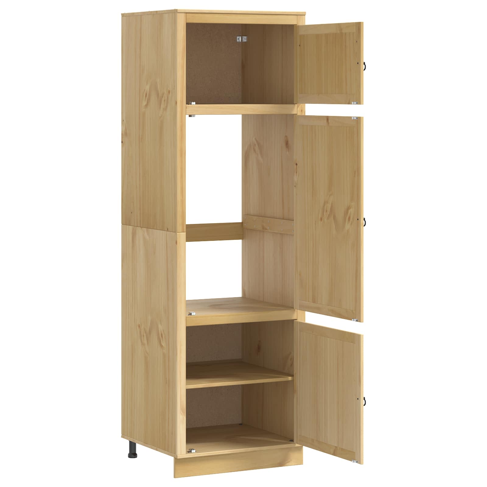 Armoire SKI Brun Miel 66 x 58 x 207 cm Pin massif - XIOS