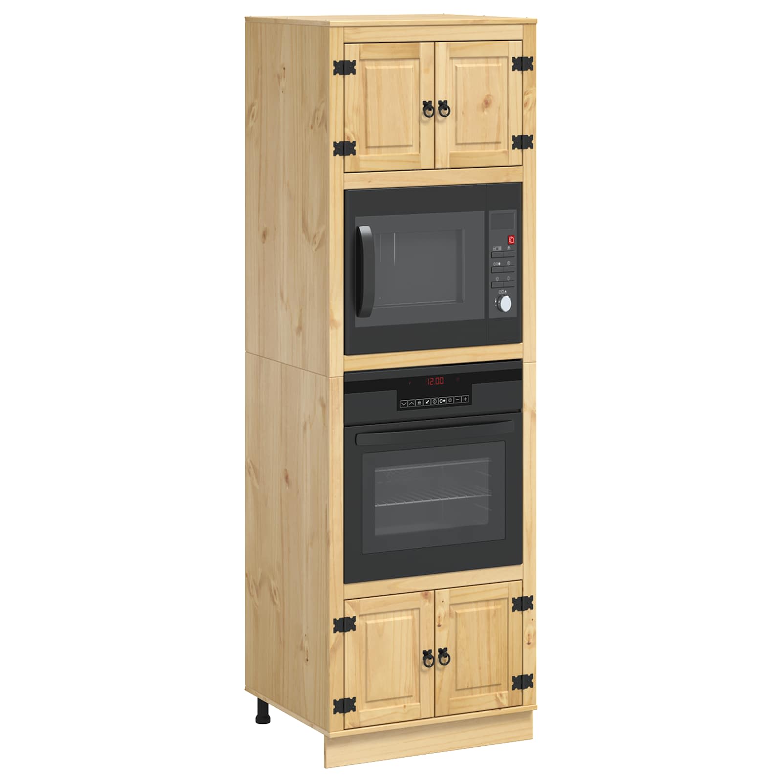 Armoire SKI Brun Miel 66 x 58 x 207 cm Pin massif - XIOS