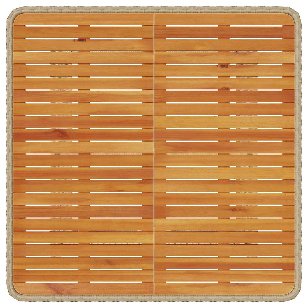 Ensemble de salle à manger pour jardin Beige polyrotin - XIOS