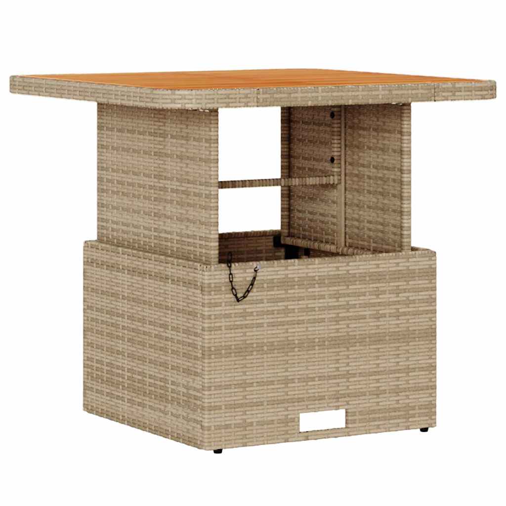 Ensemble de salle à manger pour jardin Beige polyrotin - XIOS