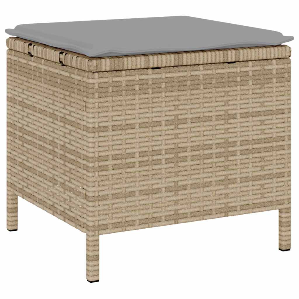 Ensemble de salle à manger pour jardin Beige polyrotin - XIOS