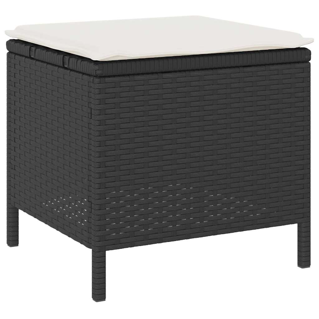 Ensemble de salle à manger pour jardin Noir polyrotin - XIOS