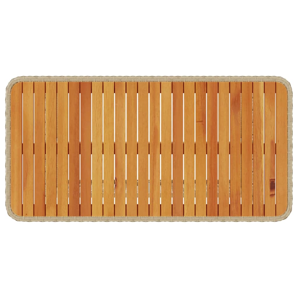 Ensemble de salle à manger pour jardin Beige polyrotin - XIOS