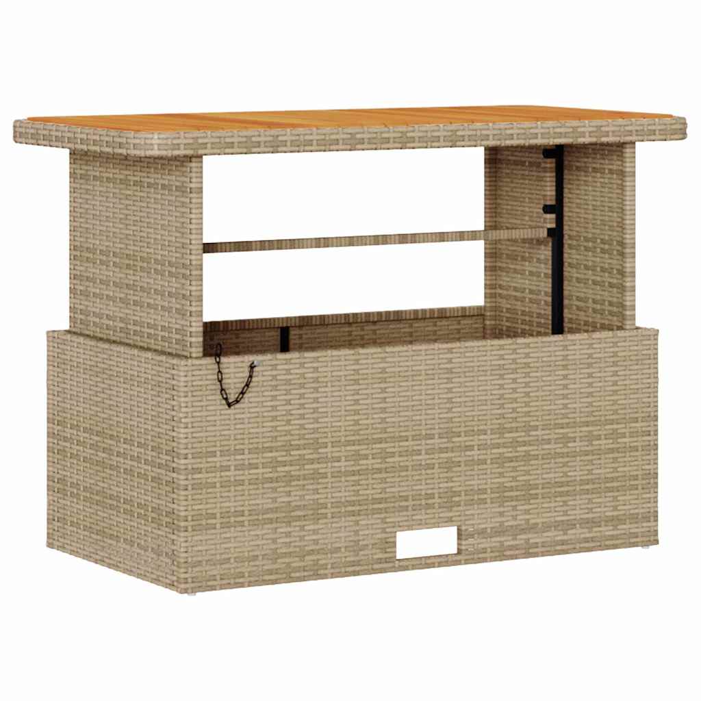 Ensemble de salle à manger pour jardin Beige polyrotin - XIOS