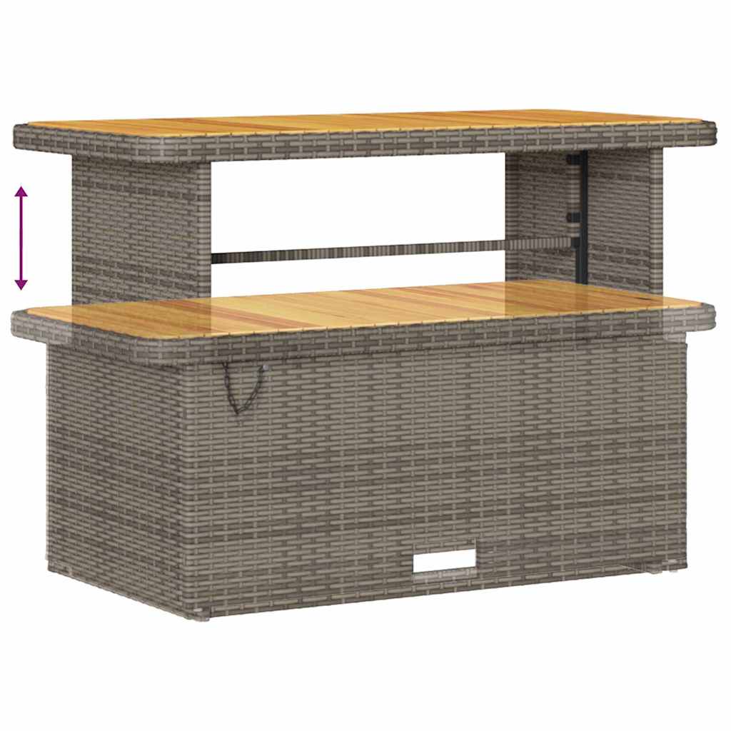 Ensemble de salle à manger pour jardin Gris polyrotin - XIOS