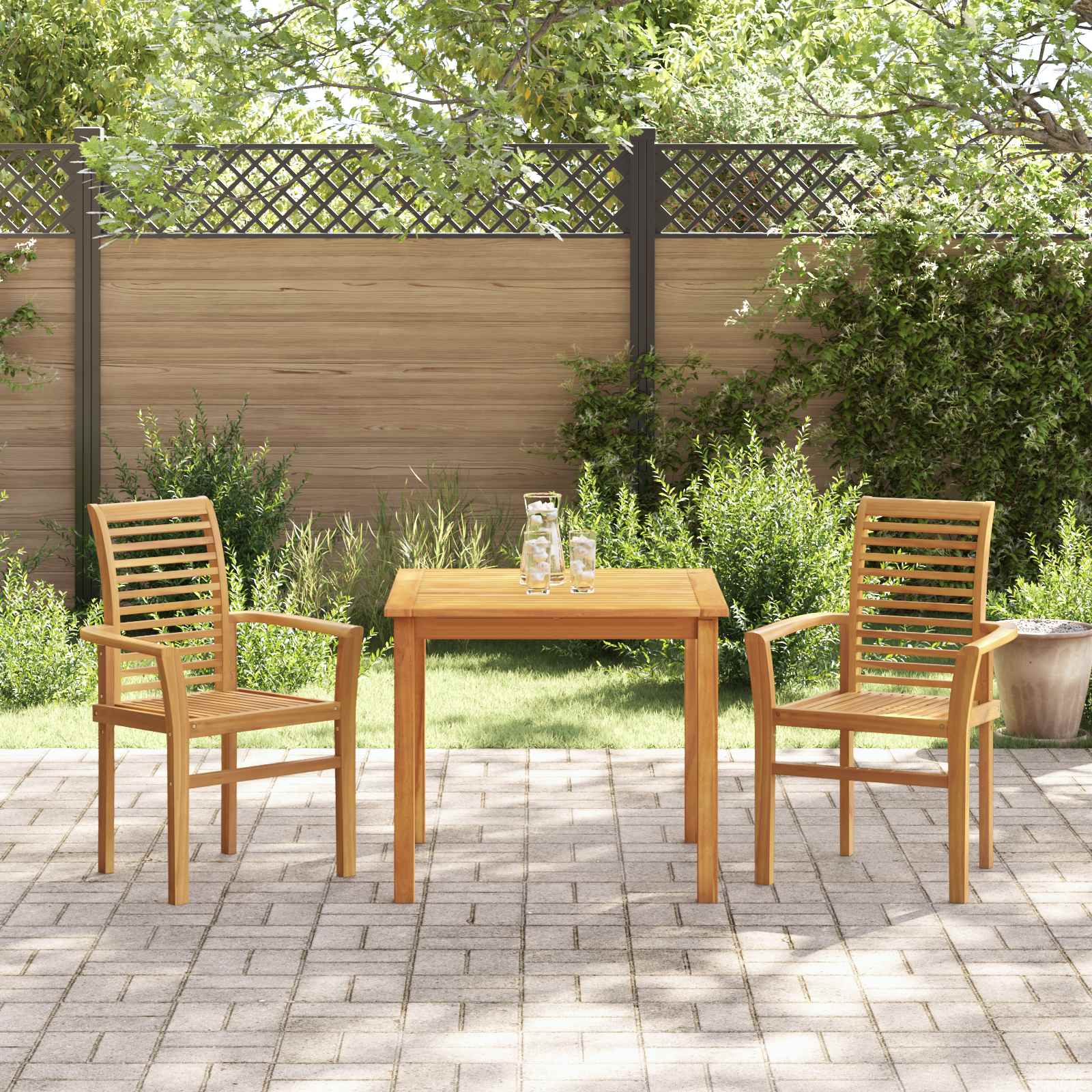 Chaise de salle à manger 2 pcs Marron 62 x 55 x 94 cm - XIOS