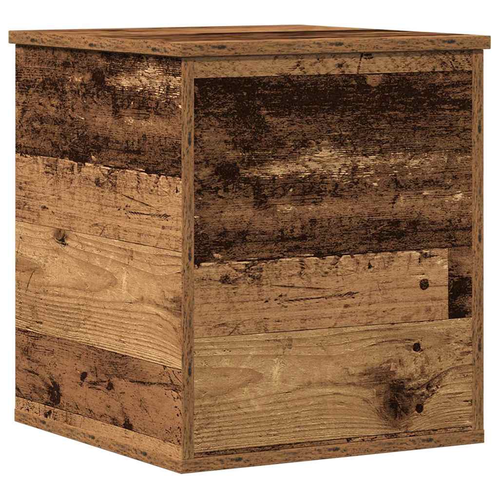 Boîte de Rangement avec stockage Bois ancien 40 x 42 x 46 cm - XIOS