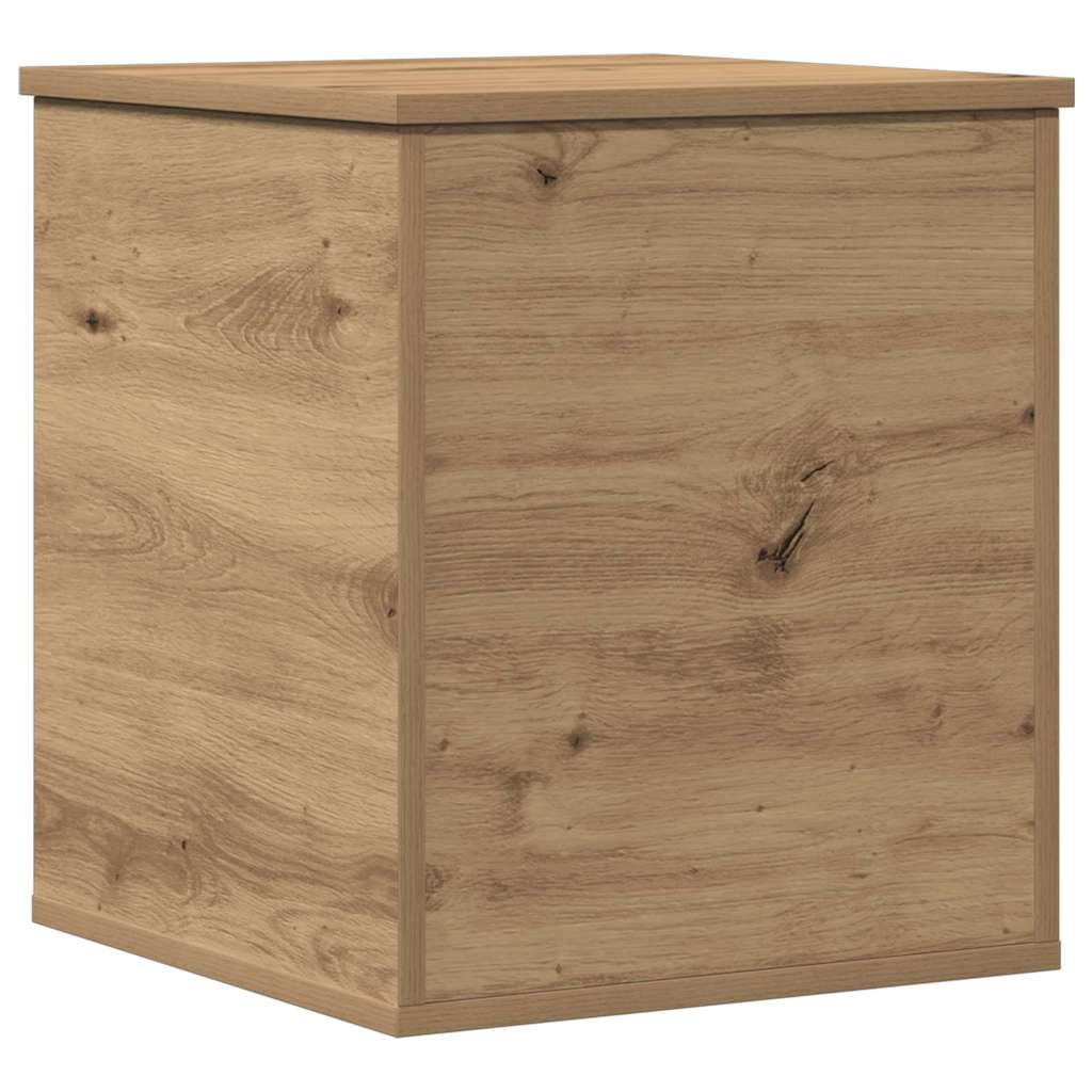 Boîte de Rangement chêne artisanal 40 x 42 x 46 cm - XIOS