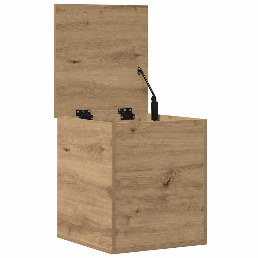 Boîte de Rangement chêne artisanal 40 x 42 x 46 cm - XIOS