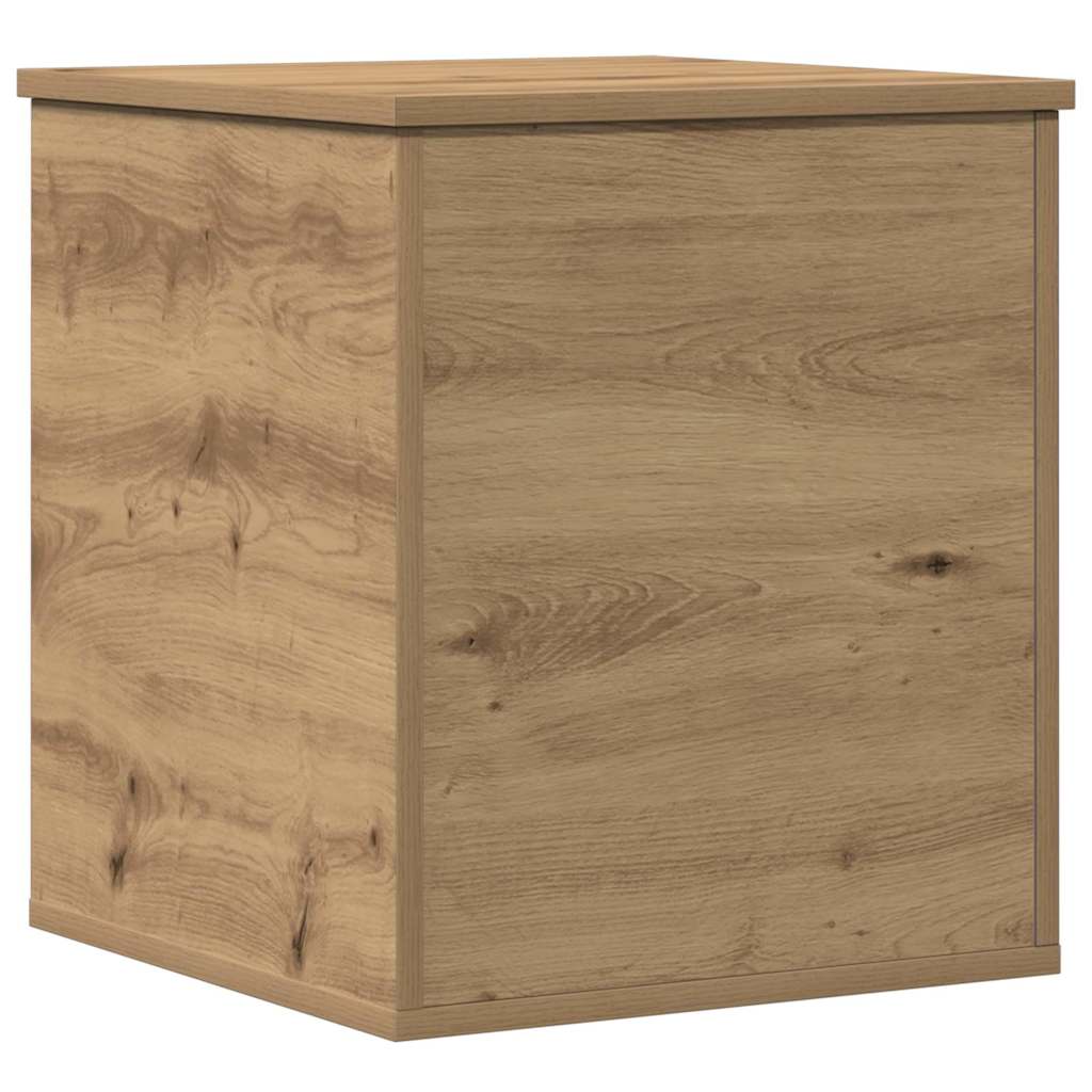 Boîte de Rangement chêne artisanal 40 x 42 x 46 cm - XIOS