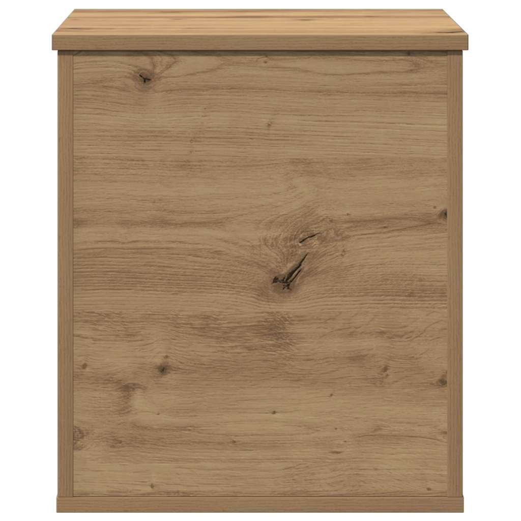 Boîte de Rangement chêne artisanal 40 x 42 x 46 cm - XIOS