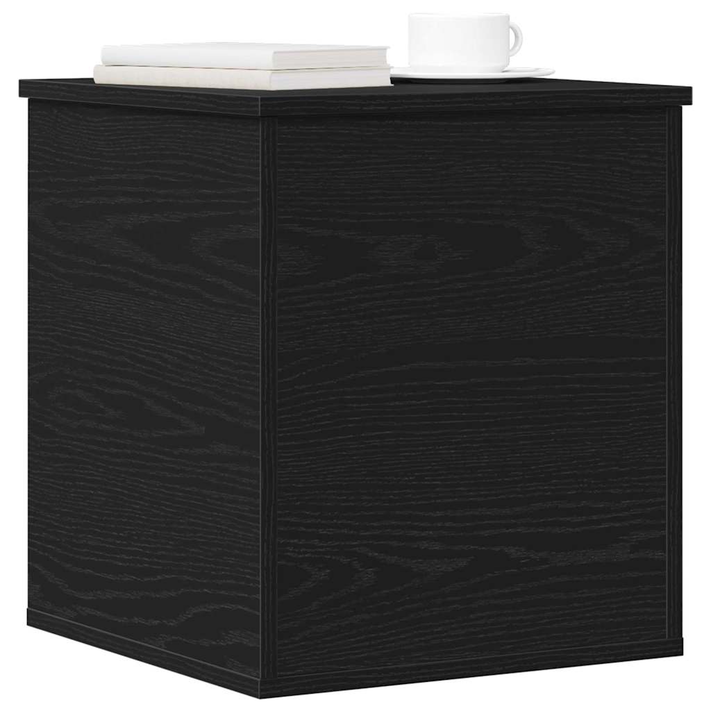 Boîte de Rangement Chêne noir 40 x 42 x 46 cm Bois d'ingénierie - XIOS