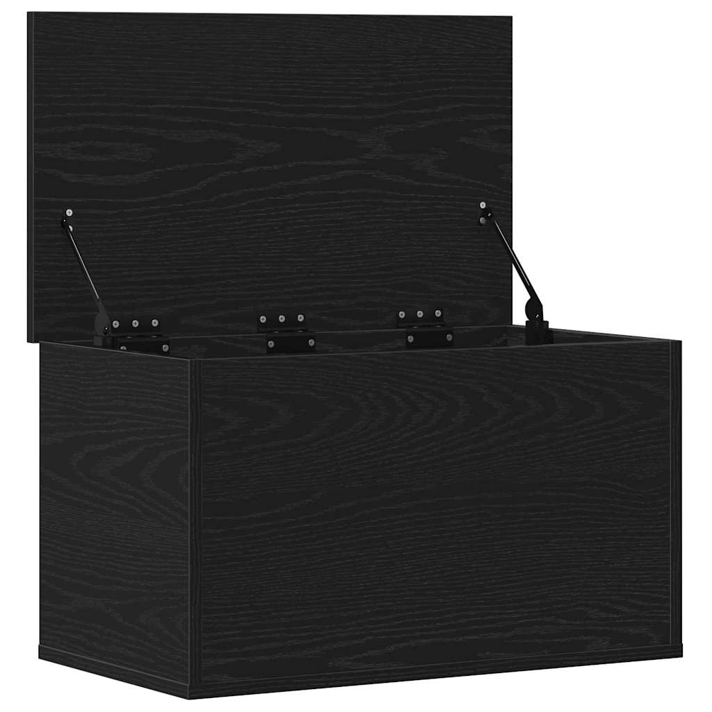 Boîte de Rangement Chêne noir 60 x 35 x 35 cm Bois d'ingénierie - XIOS