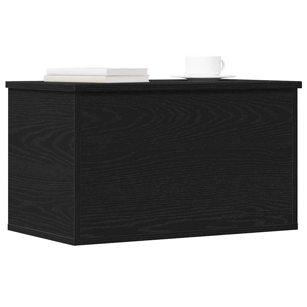 Boîte de Rangement Chêne noir 60 x 35 x 35 cm Bois d'ingénierie - XIOS