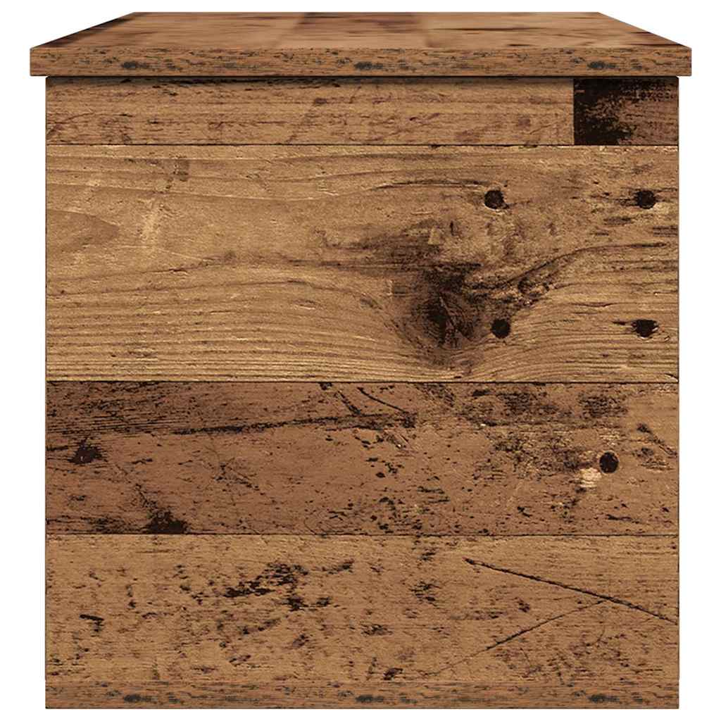 Boîte de Rangement avec stockage Bois ancien 90 x 35 x 35 cm - XIOS