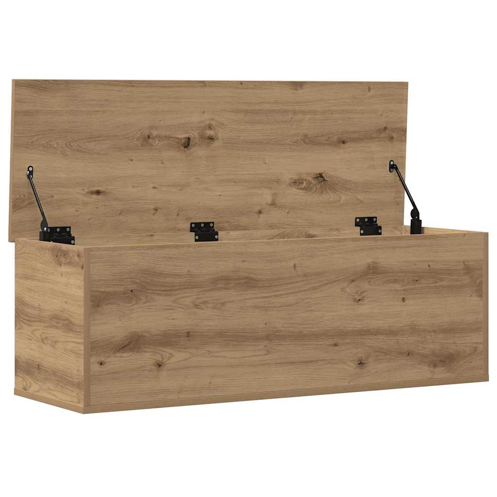 Boîte de Rangement chêne artisanal 102 x 35 x 35 cm - XIOS