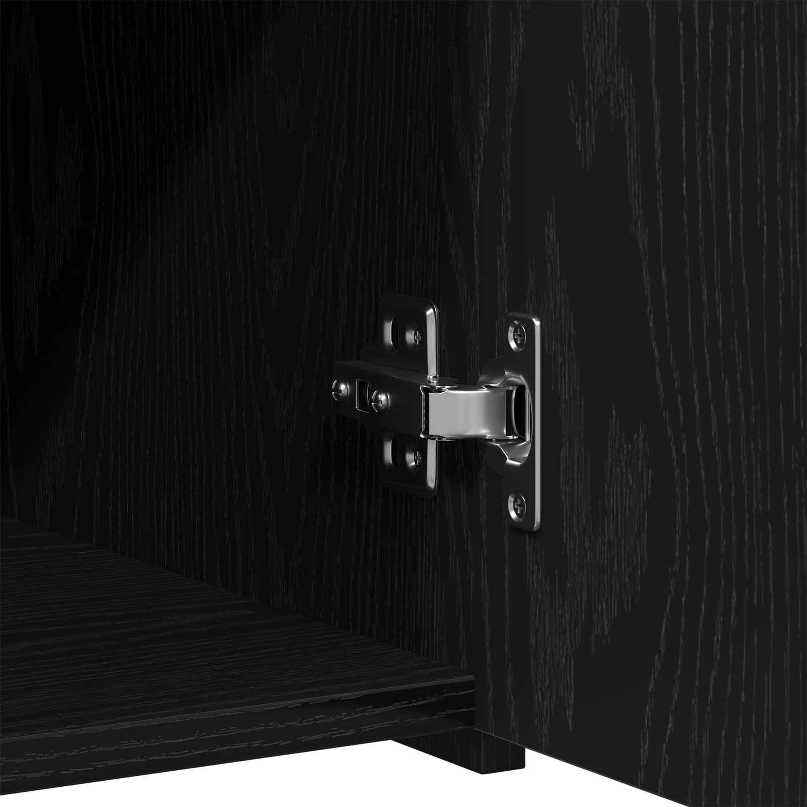 Buffet avec tiroir Chêne noir 50 x 42,5 x 93 cm - XIOS