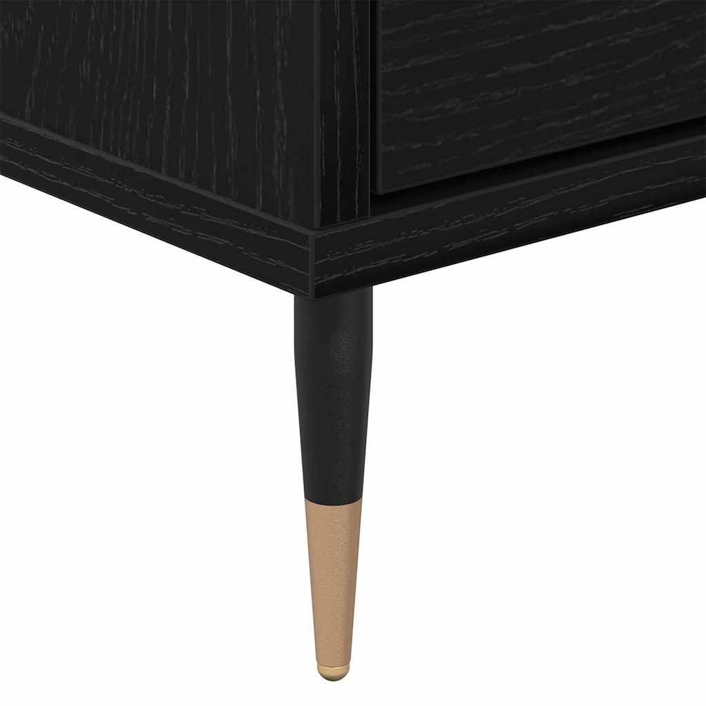 Meuble TV Chêne noir 150 x 30 x 44.5 cm Bois d'ingénierie - XIOS