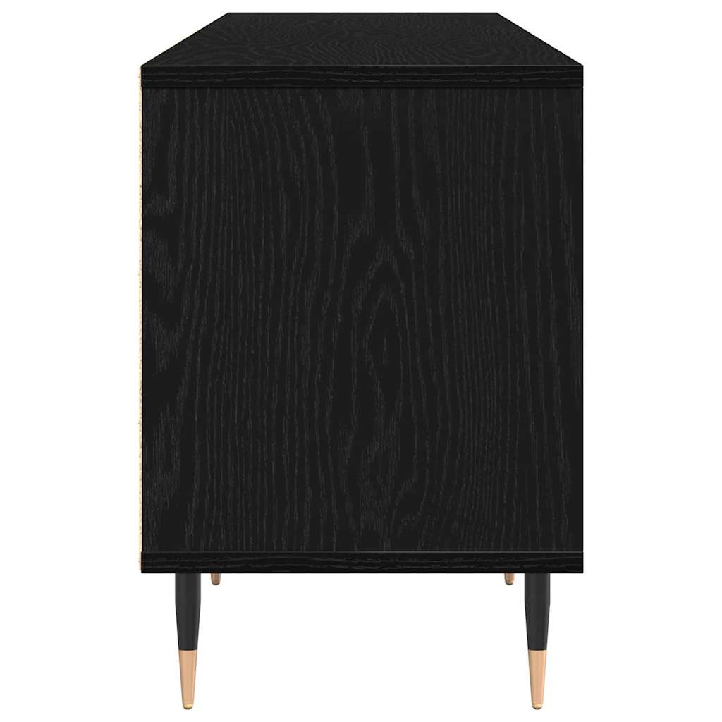 Meuble TV Chêne noir 150 x 30 x 44.5 cm Bois d'ingénierie - XIOS