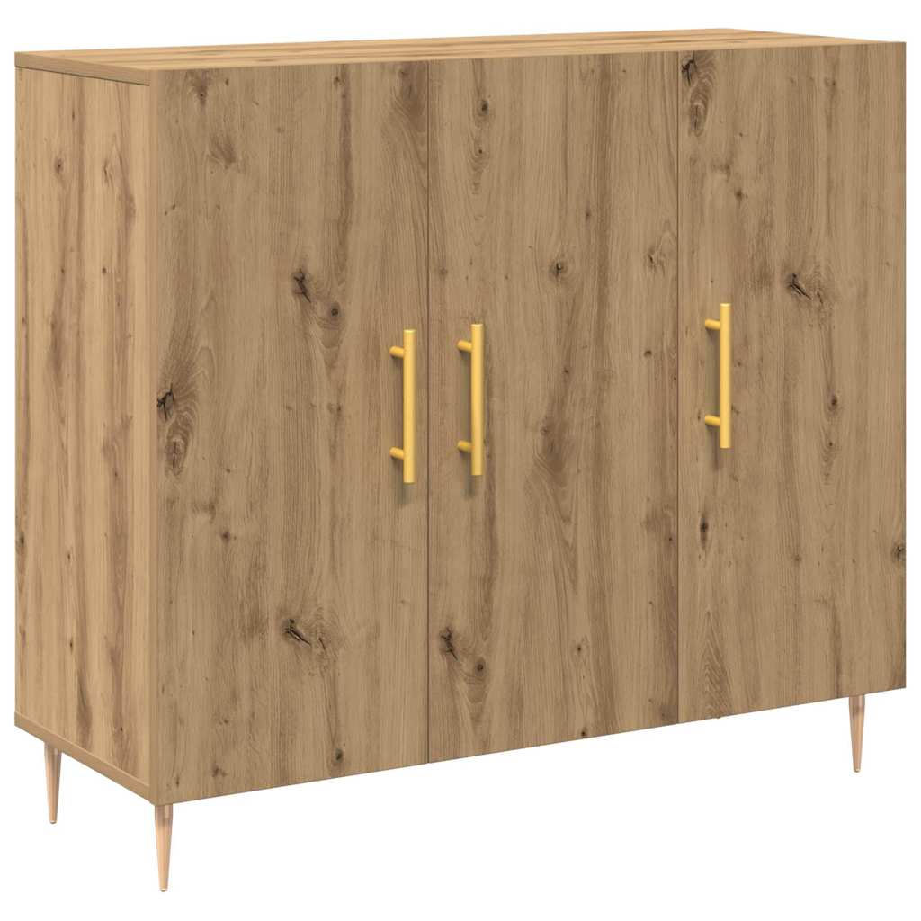 Buffet chêne artisanal 90 x 34 x 80 cm Bois d'ingénierie - XIOS